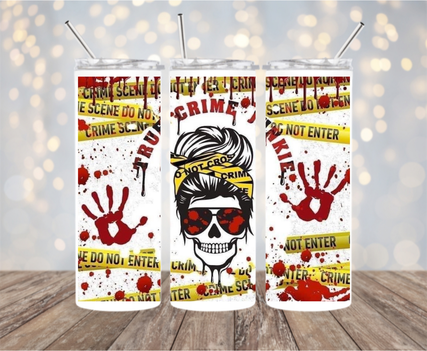 True Crime Stainless Steel Tumbler